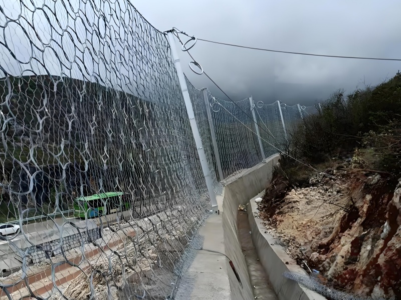 被动柔性防护网