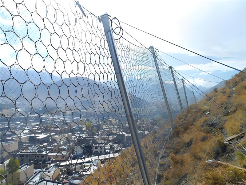 被动柔性防护网